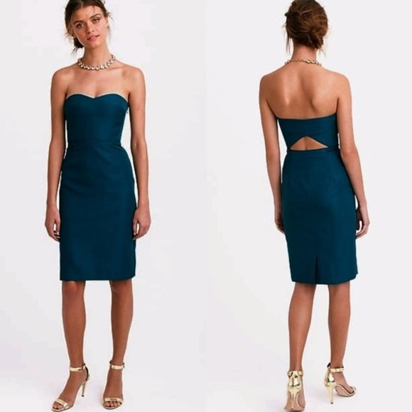 J. Crew rory strapless dress